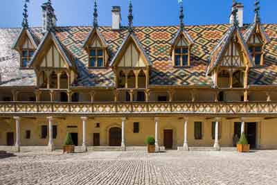 The world-famous Hospices de Beaune