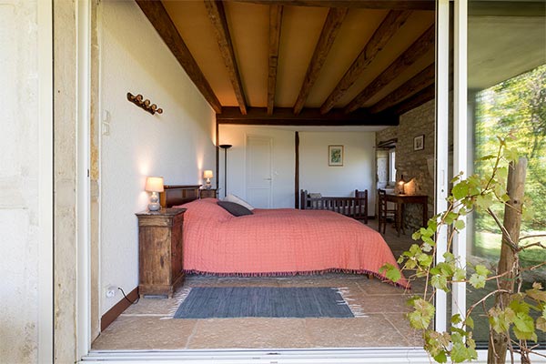 On the garden level, this room is bathed in light