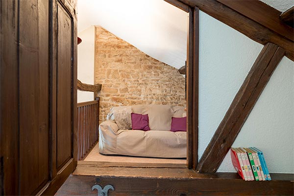 The games room, off the upstairs bedroom