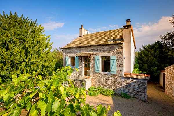 View of the house from the west garden