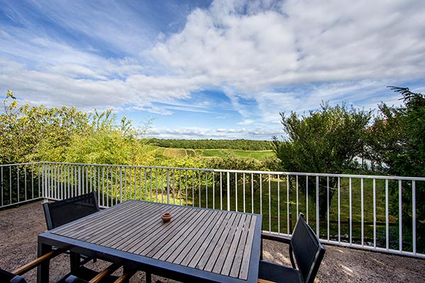 The view from the east patio